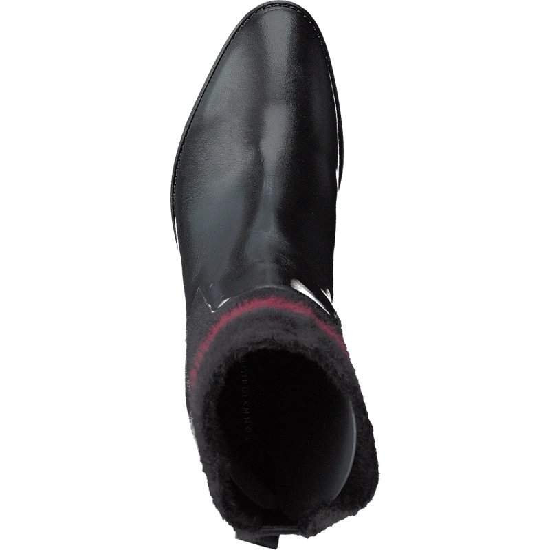 Cosy High Heel Leather Black