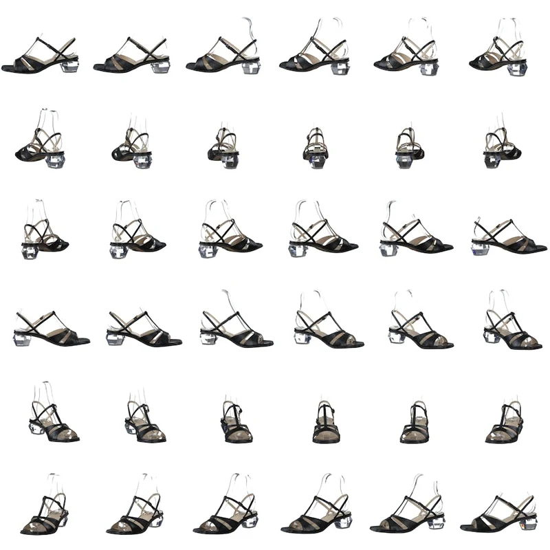 The Gem Sandal Black