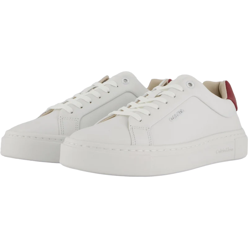 Cupsole Lace Up W/ml Lth Bright White/winery