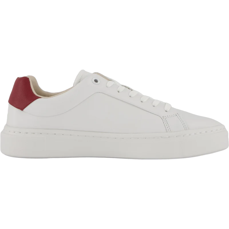 Cupsole Lace Up W/ml Lth Bright White/winery