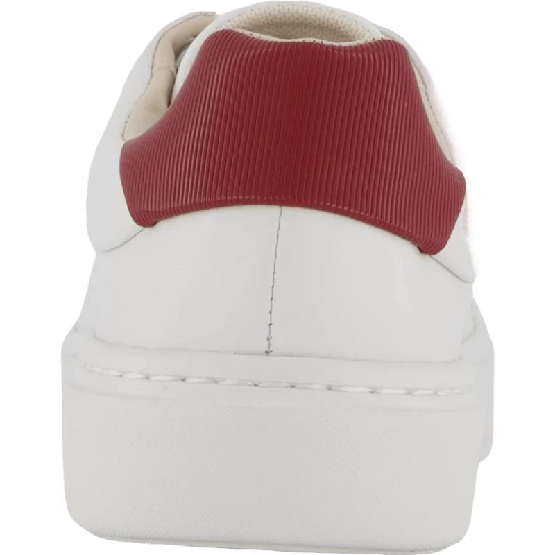 Cupsole Lace Up W/ml Lth Bright White/winery