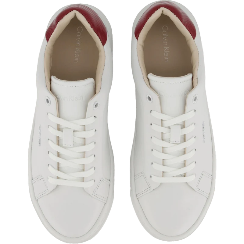 Cupsole Lace Up W/ml Lth Bright White/winery