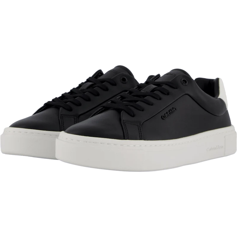 Cupsole Lace Up W/ml Lth Ck Black
