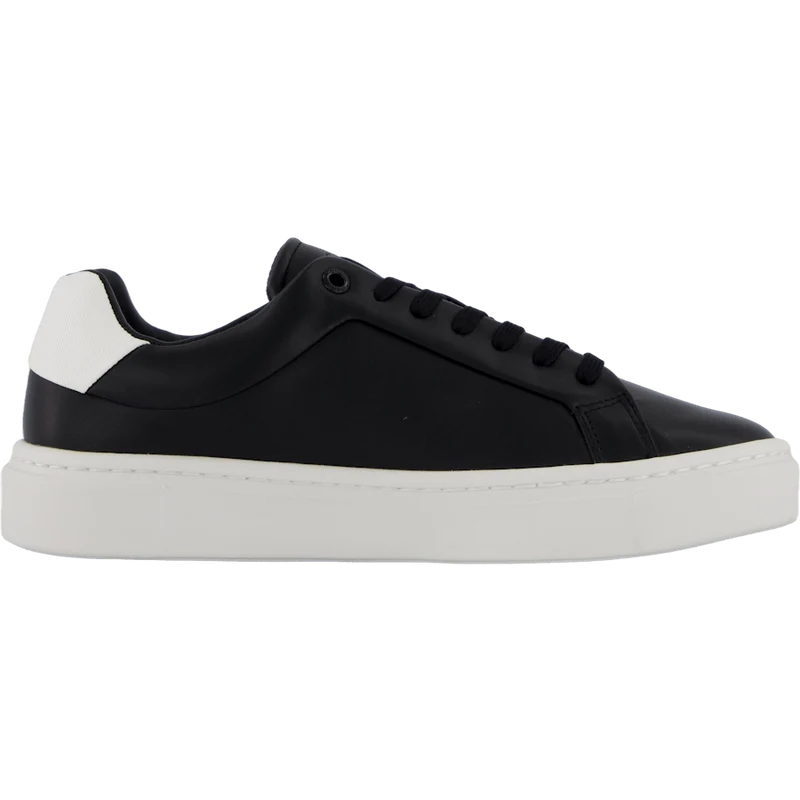 Cupsole Lace Up W/ml Lth Ck Black
