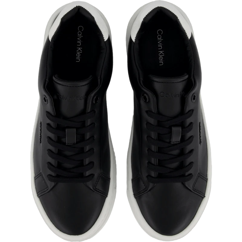 Cupsole Lace Up W/ml Lth Ck Black