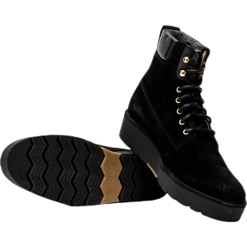 Casey Mid lace boot Black