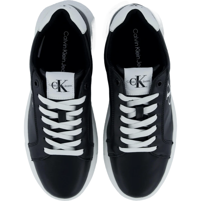 Chunky Cupsole Mono Lth Wn Black