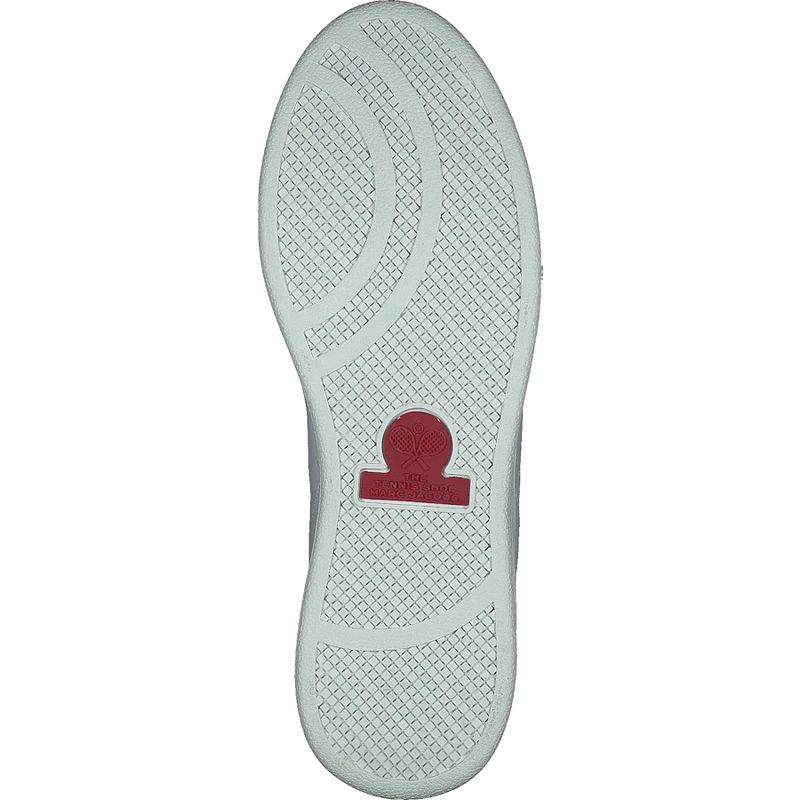 The Tennis Shoe White-red