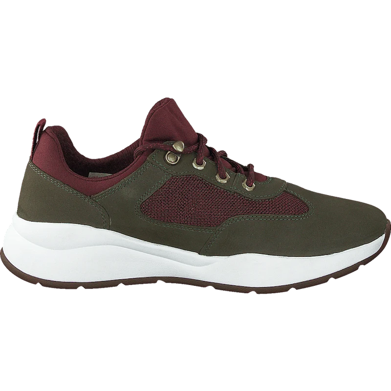 Boroughs Low Sneaker Hkr Dark Green Nubuck