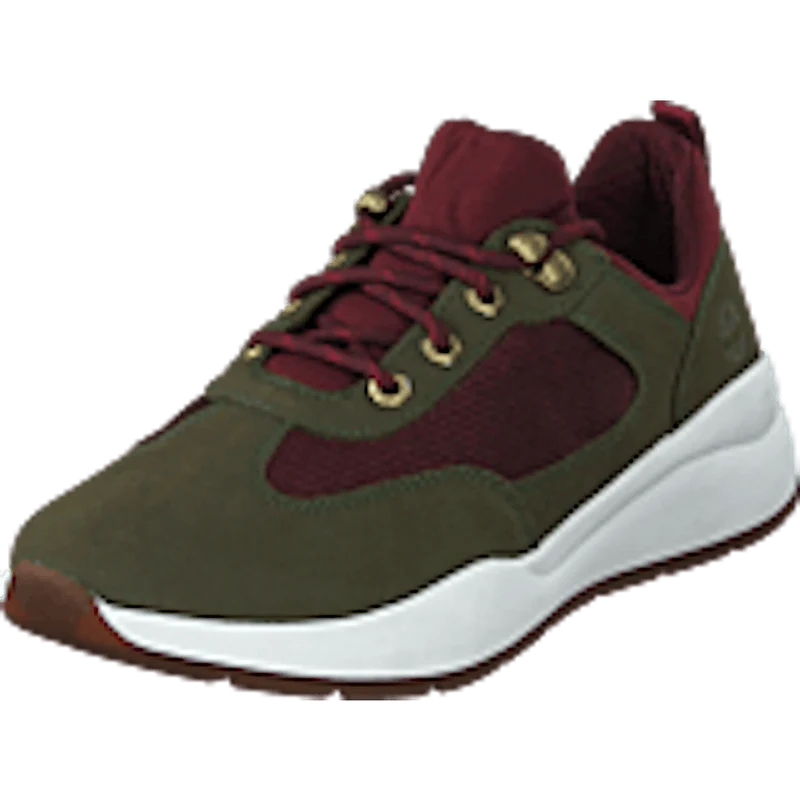 Boroughs Low Sneaker Hkr Dark Green Nubuck