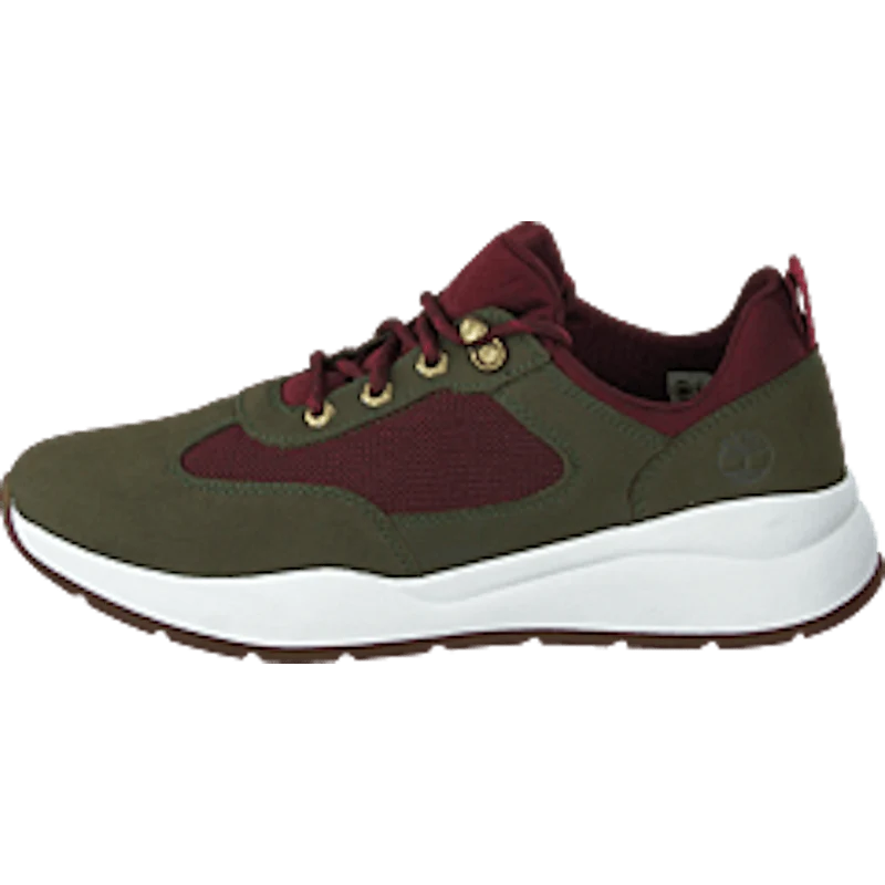 Boroughs Low Sneaker Hkr Dark Green Nubuck