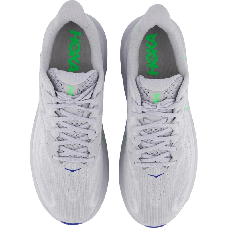M Clifton 10 Ash Grey / Neon Green