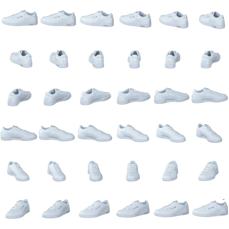 Club C 85 White/sheer Grey