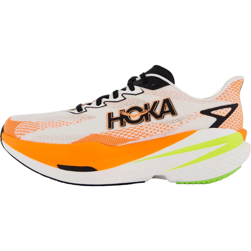 M Mach X 3 White / Neon Tangerine
