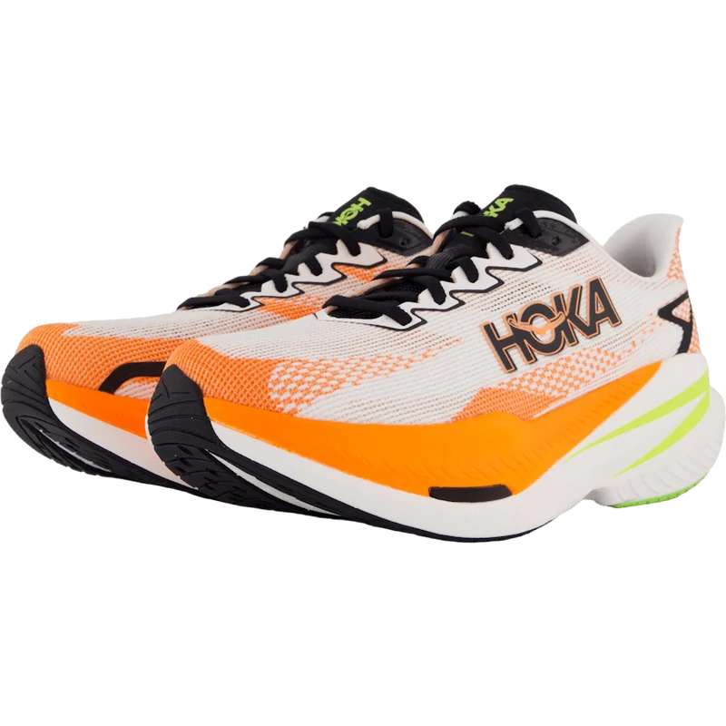 M Mach X 3 White / Neon Tangerine