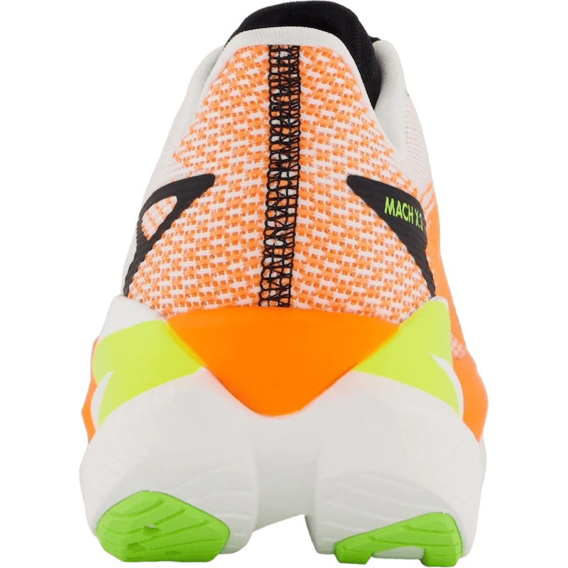 M Mach X 3 White / Neon Tangerine