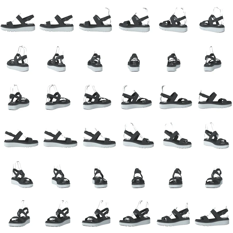 Safari Dawn 2 Band Sandal Jet Black