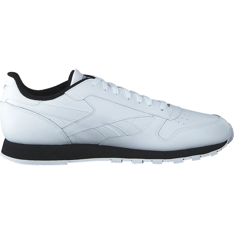 Cl Leather Mu White/black/silvmt