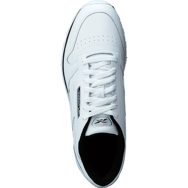 Cl Leather Mu White/black/silvmt