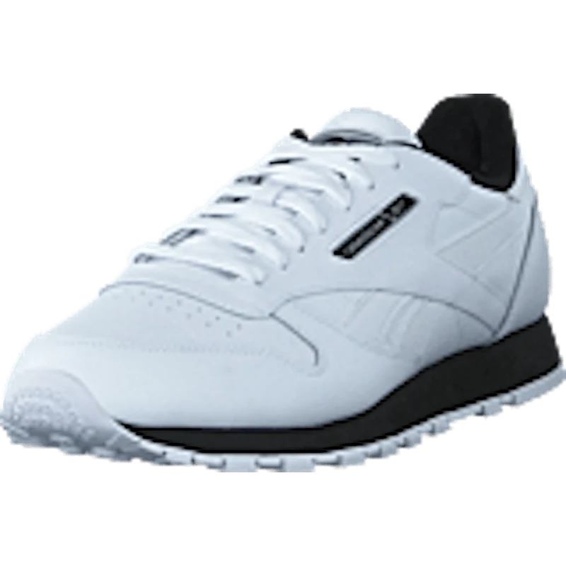 Cl Leather Mu White/black/silvmt