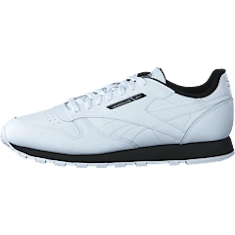 Cl Leather Mu White/black/silvmt