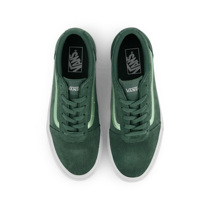 Wm Ward Metallic Suede Duck Green