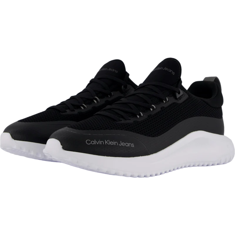 Eva Runner Sock Low Knit Mtr Black/white/ Charcoal Grey