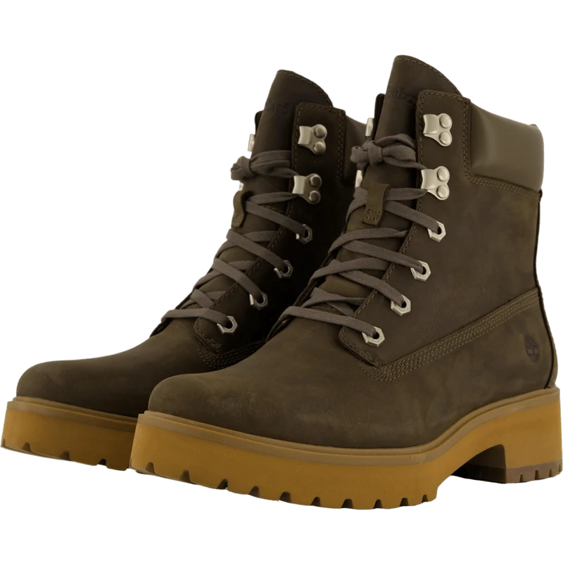 Mid Lace Up Boot Olv Full Grain