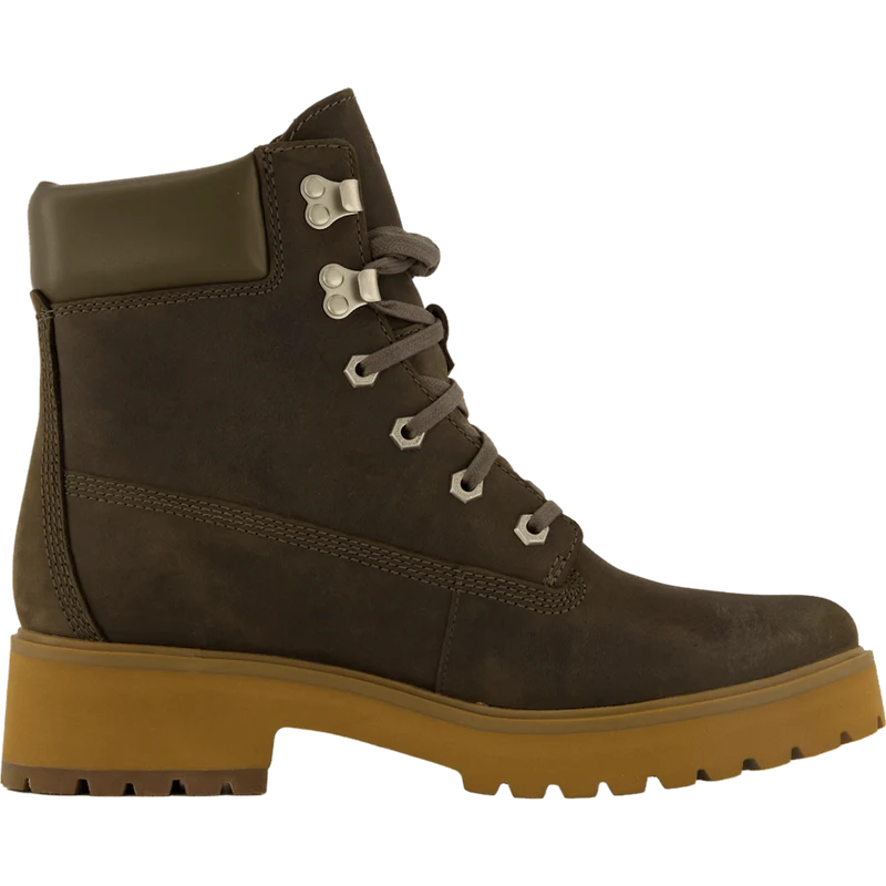 Mid Lace Up Boot Olv Full Grain