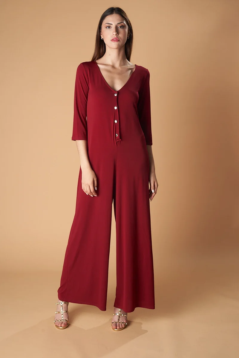 3/4 SLEEVE JUMPSUIT