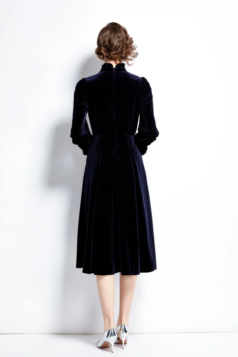 Royal Palace Velvet Dress