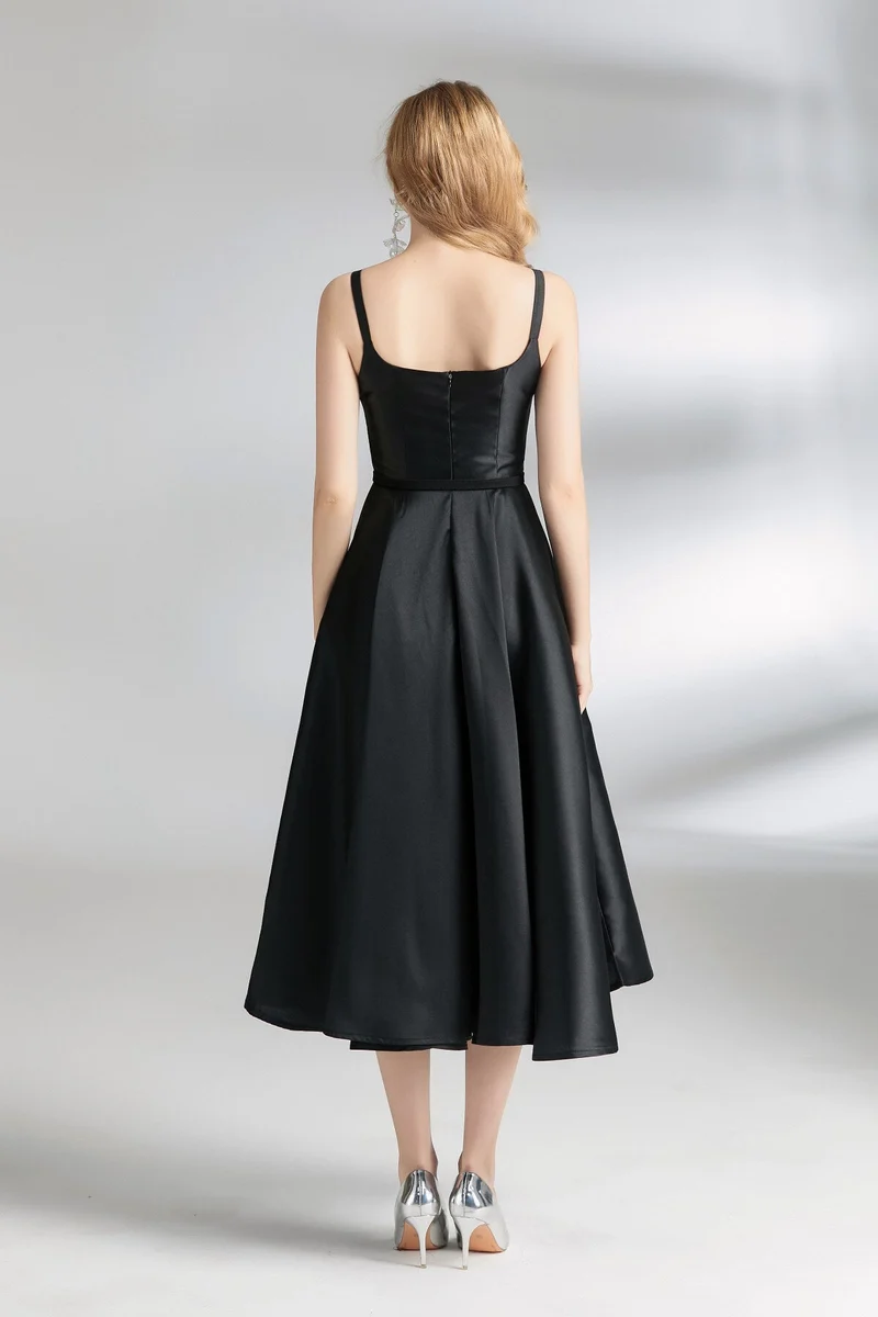 Audrey Hepburn Spaghetti Strap Flare Dress