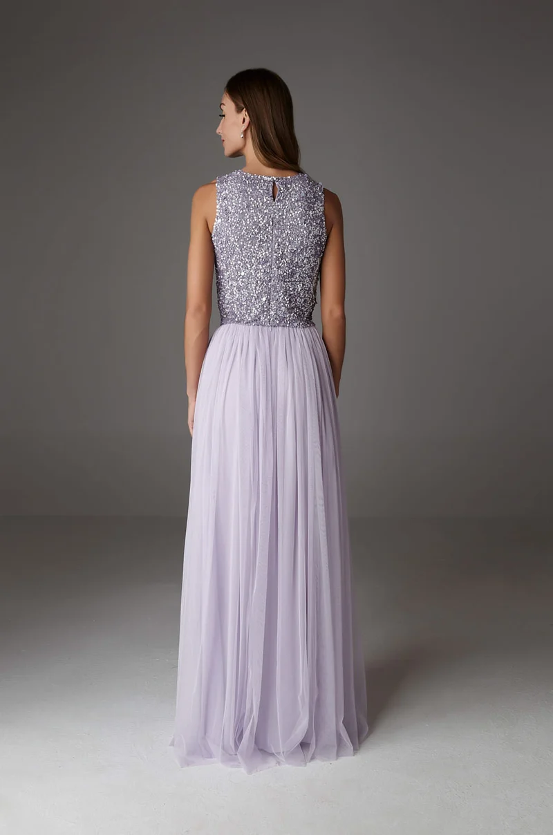 INES MAXI SKIRT LILAC