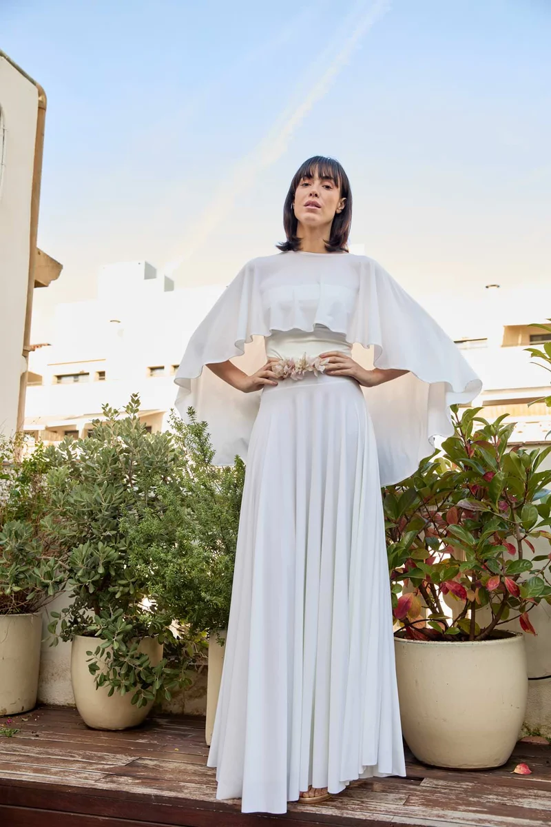 BRIDE SKIRT WITH POCKETS