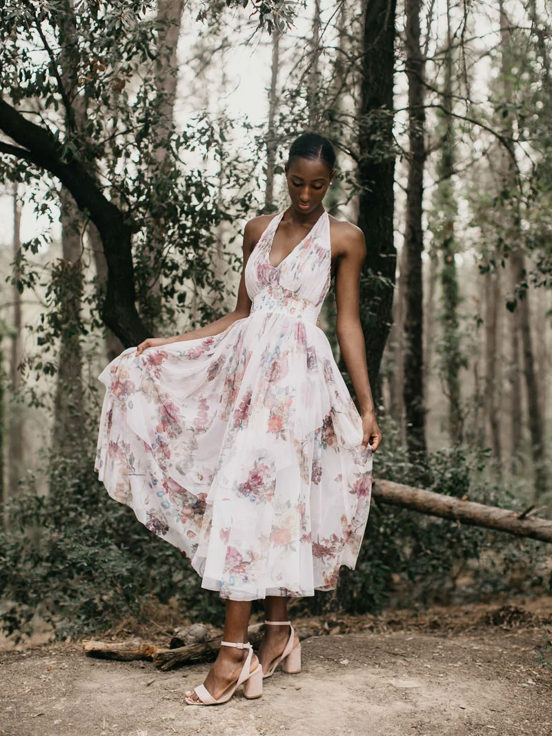 RIANNA MIDI FLORAL PRINT