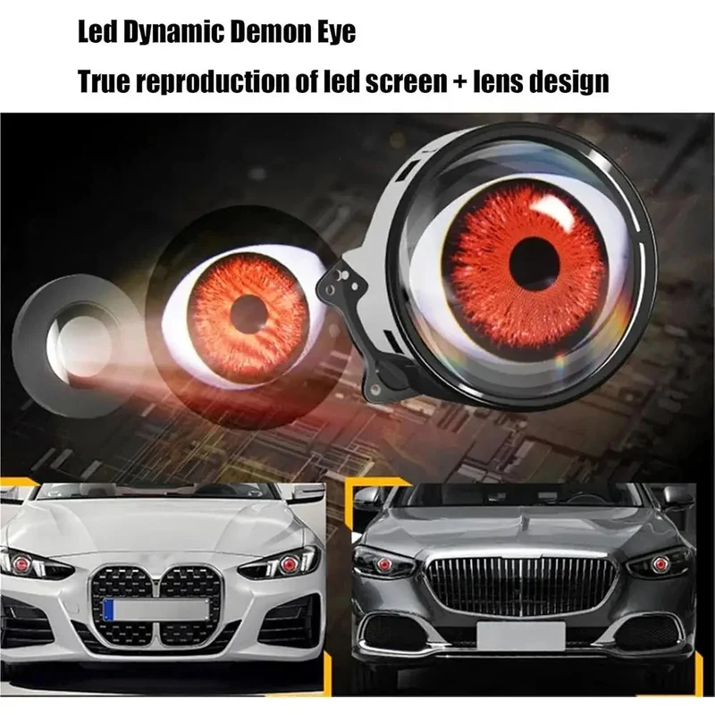 Dynamic LED Eye Headlights