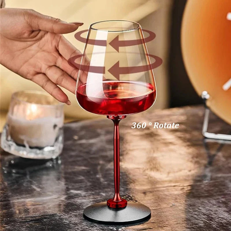 Spinning Wine Glass