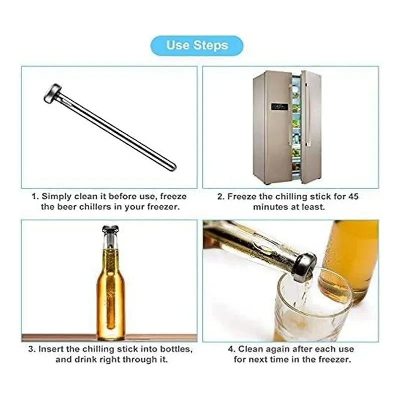 Stainless Steel Beverage Beer Stick Chiller
