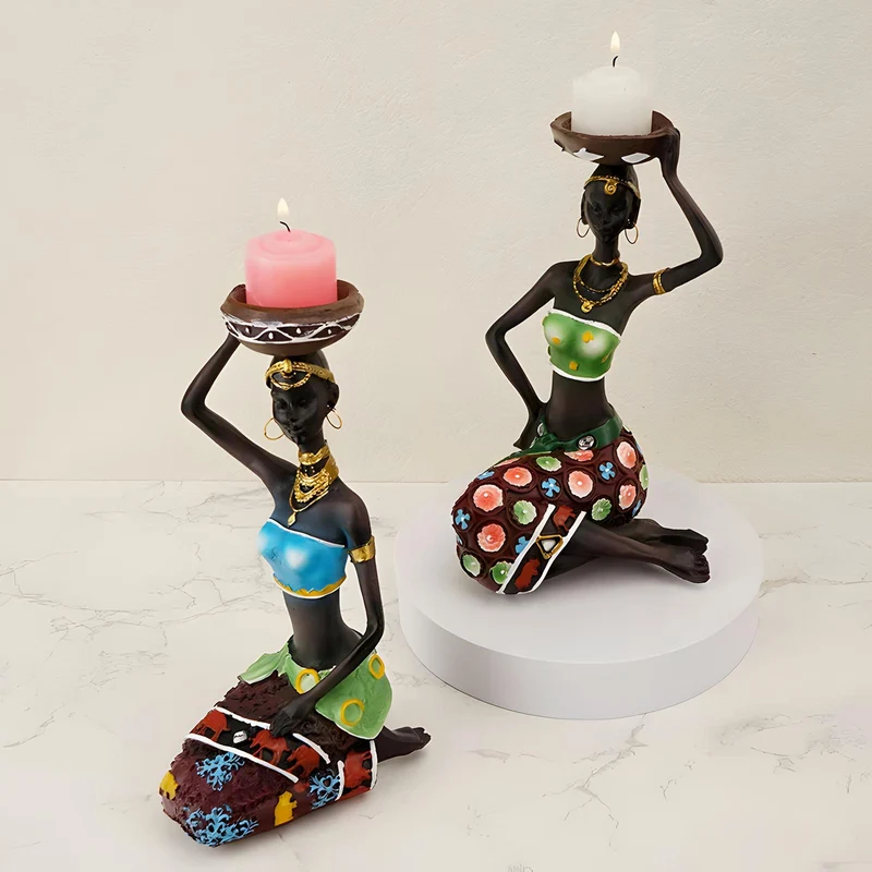 Decorative Figure Candle Holder