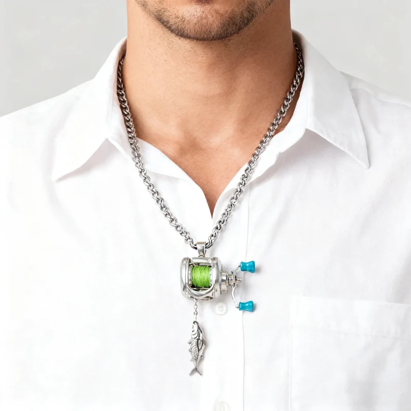 Fishing Reel Pendant