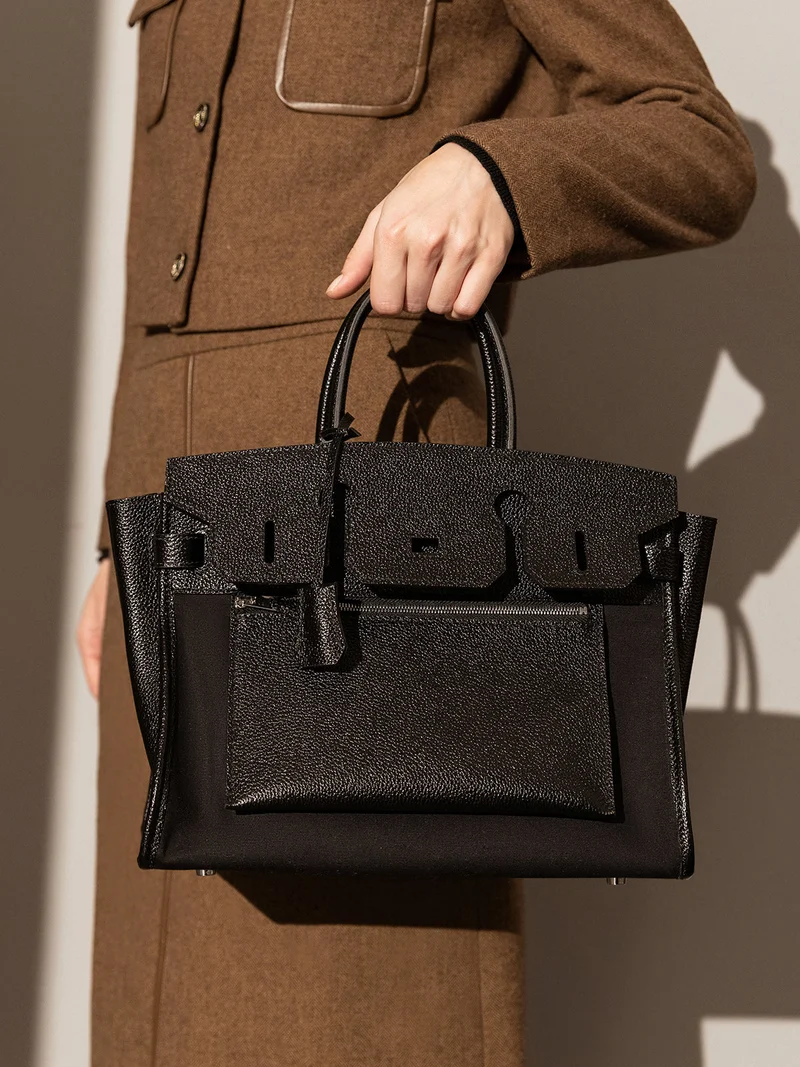 Lyon Leather Tote Bag