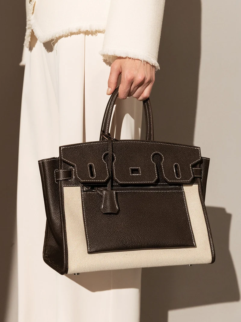 Lyon Leather Tote Bag