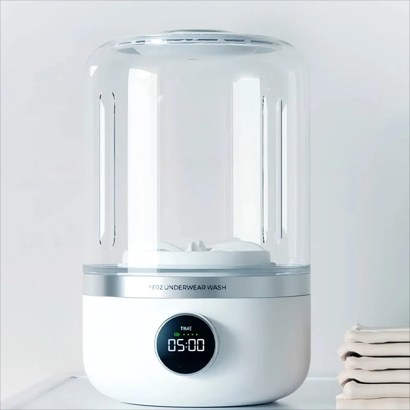Cordless Portable Washing Machine Underwear Baby Clothes Washer with Quiet Motor