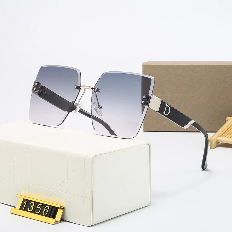 Fashion Luxury Rimless Sunglasses