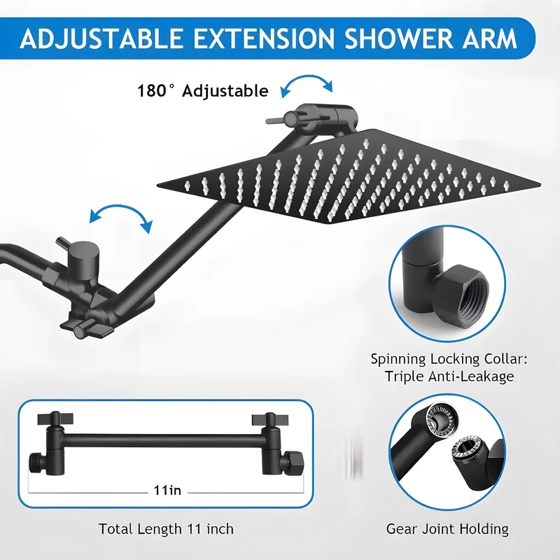 Rainfall Shower System with Handheld