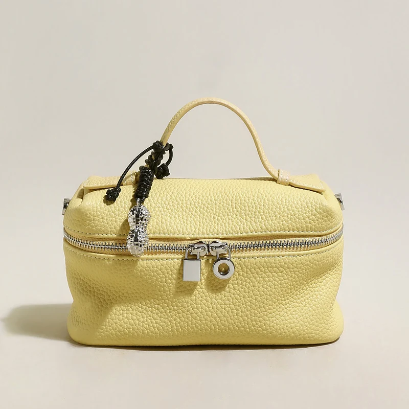 Leather Mini Cosmetic Travel Bag