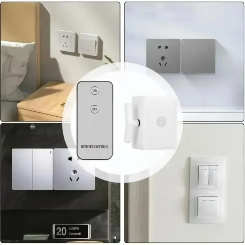 Wireless No-Wiring Light Switch Actuator