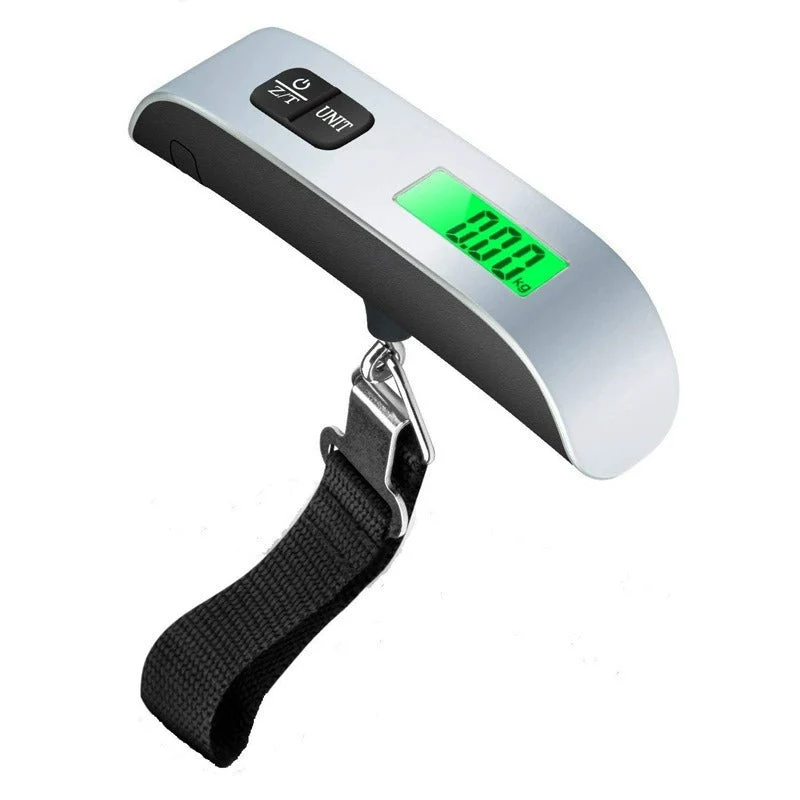 Bagagevåg digital, upp till 50 kg, LCD-display