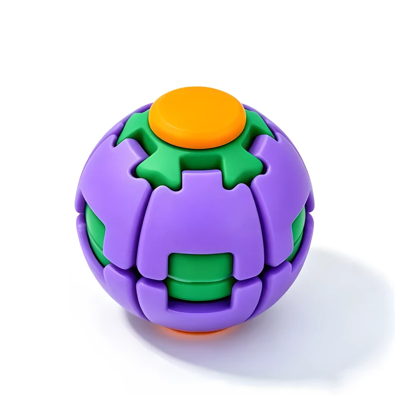 Press and Spin Fidget Ball