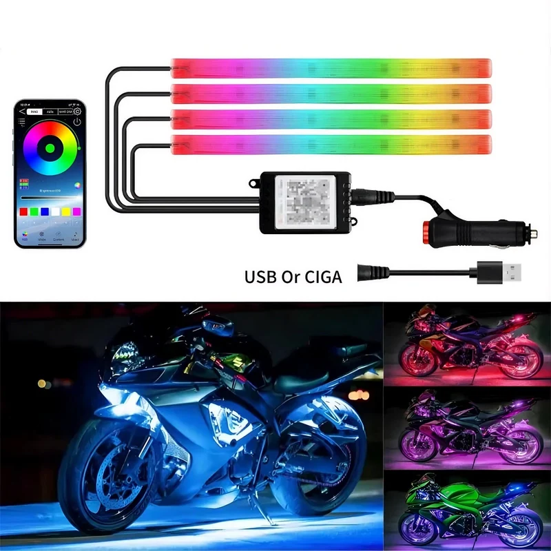 Motorcycle LED Light Strips